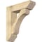 Ekena Millwork Legacy Slat Rough Sawn Bracket w/ Offset Brace, Douglas Fir, 8"W x 28"D x 32"H BKT0806X28X32LEC06RDF - alternate 1